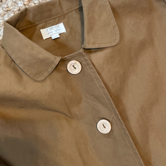 Organic Cotton trench coat size 9-10 youth by The Simple Folk - Picture 2 of 3